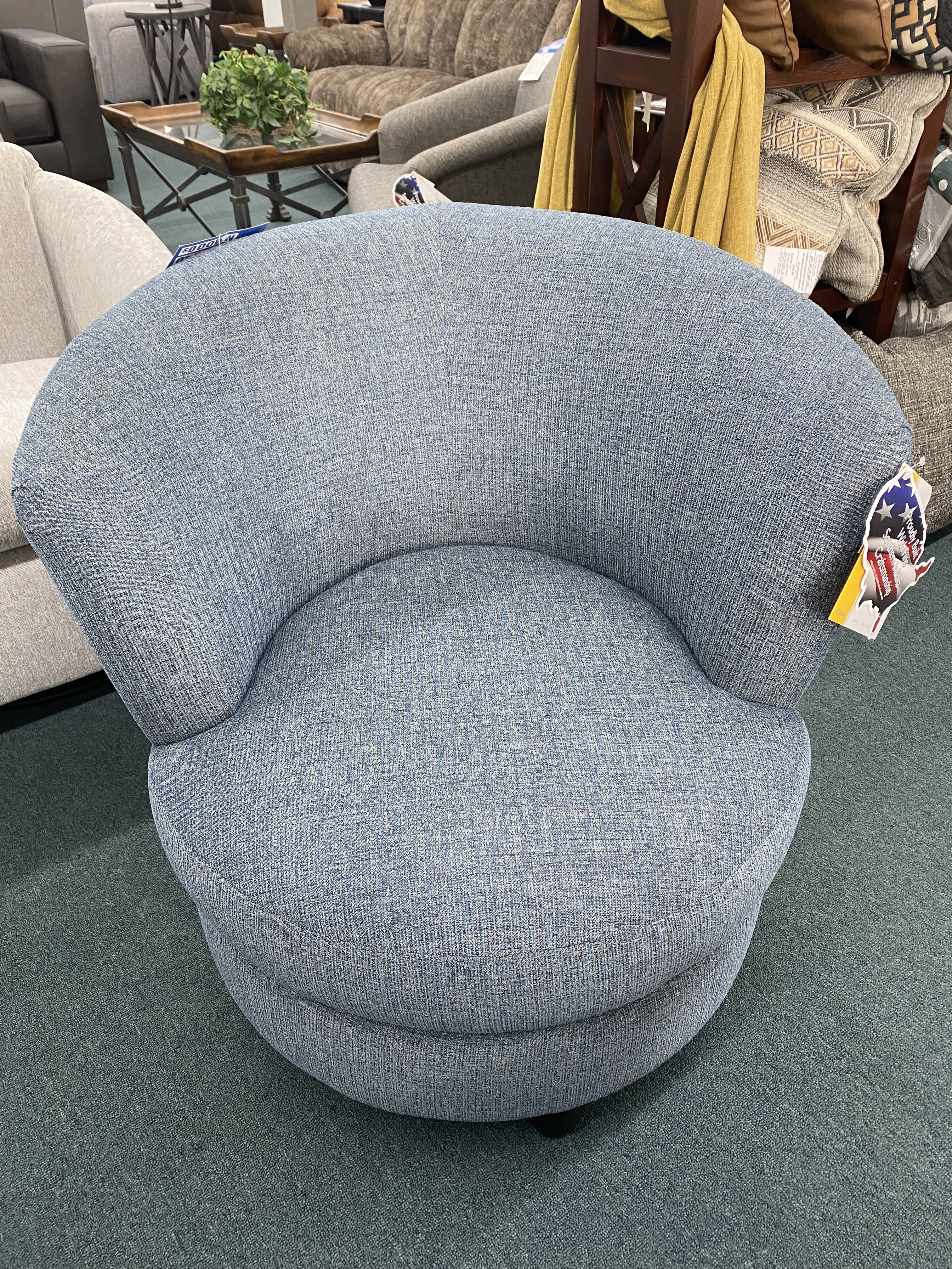 Palmona (swivel barrel) (support legs in espresso color)